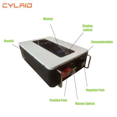 LiFePO4 バッテリーパック 48v 100ah 200ah 300ah 家壁太陽光発電システム