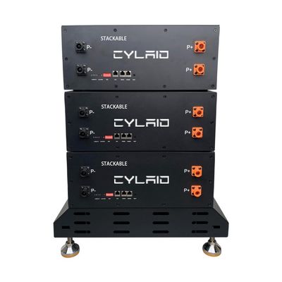 5KW リチウム鉄太陽電池 パック 51.2V 100Ah 太陽エネルギー名義電圧
